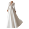 Beautiful White Satin Dress 8211 Perfect for Weddings 038 Formal Events - Refined Premium Comfortable