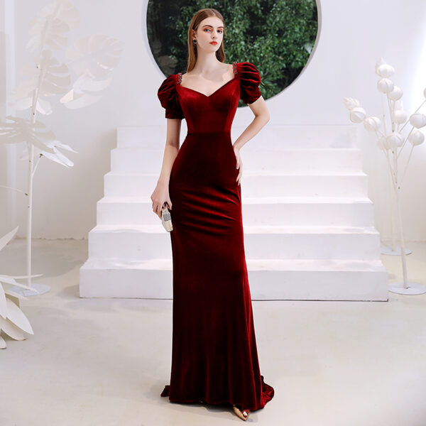 Beautiful Wine Red Colour Dress