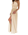 Beautiful One Shoulder Maxi Dress 8211 Perfect for Parties 038 Special Events - Gorgeous Graceful Trendy